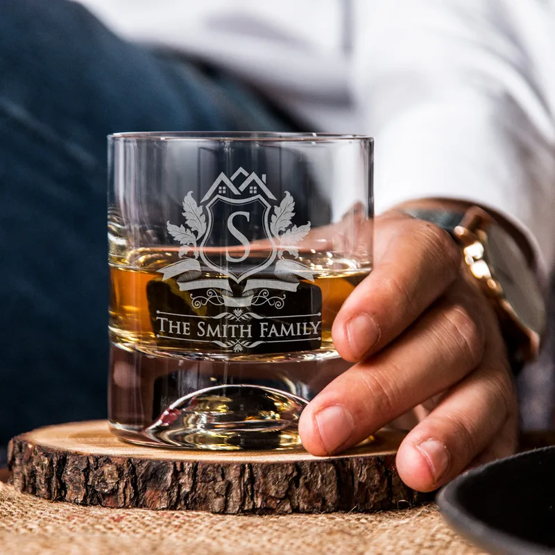 Home Gifts Personalized Whiskey Glasses Set