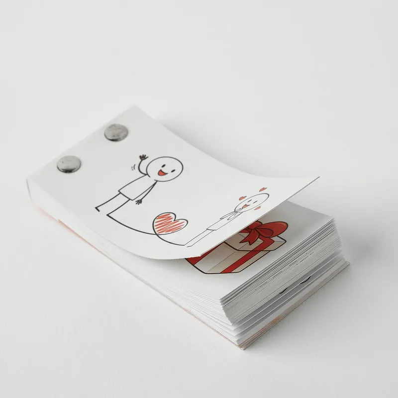 I Love You Animated Flip Book for Her