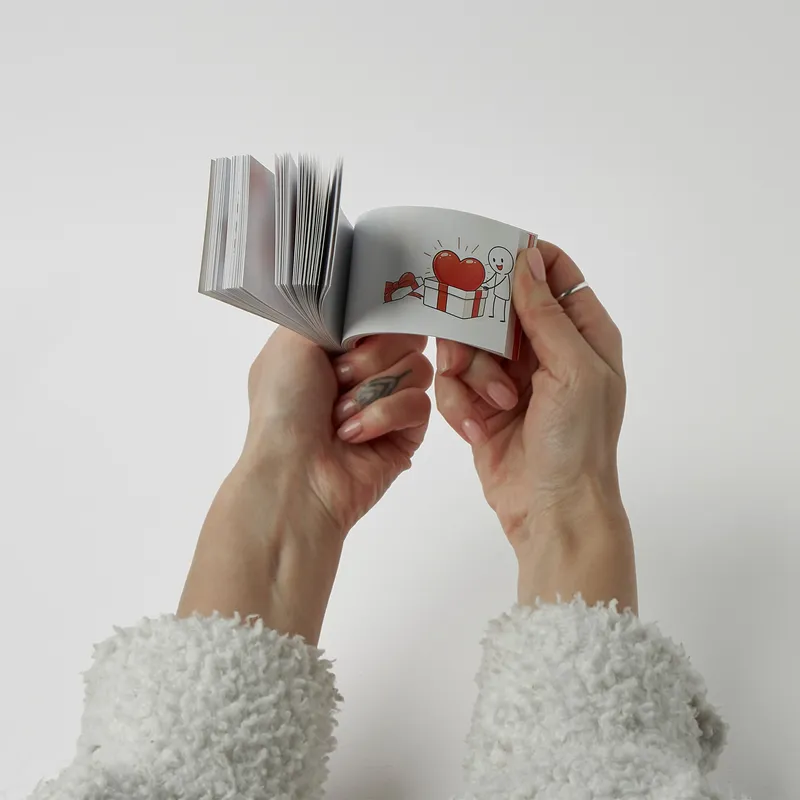 I Love You Animated Flip Book for Her