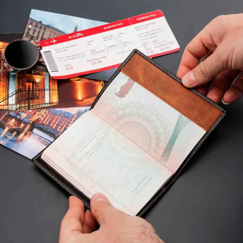 If You Never Go You'll Never Know Motivational Passport Cover