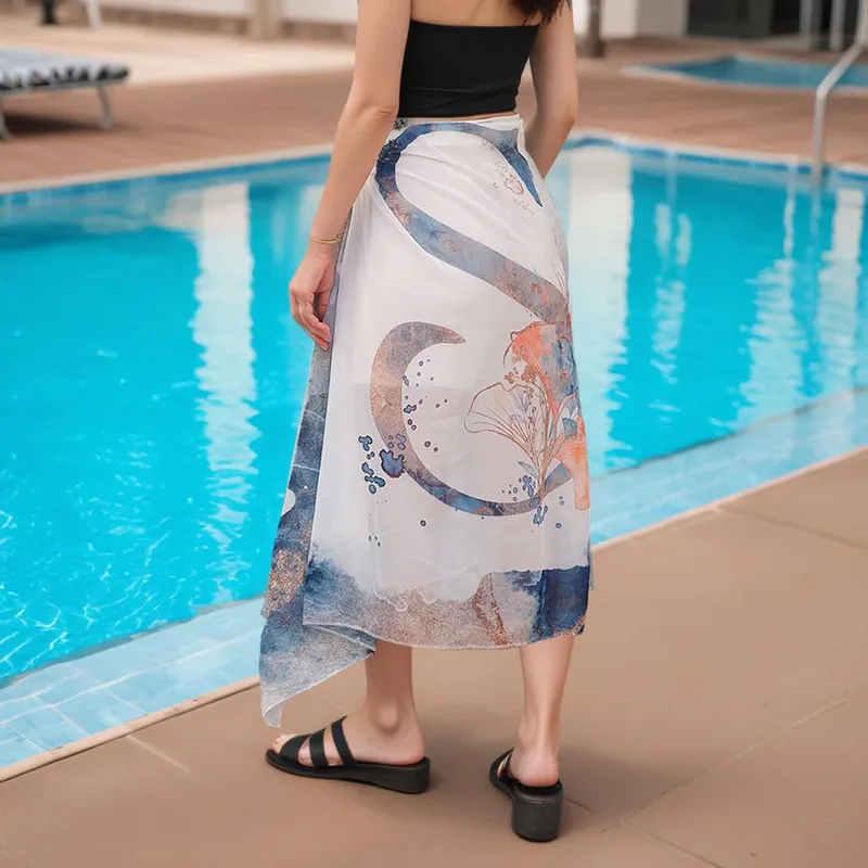 Initial Personalized Underwater Tale Themed Pareo