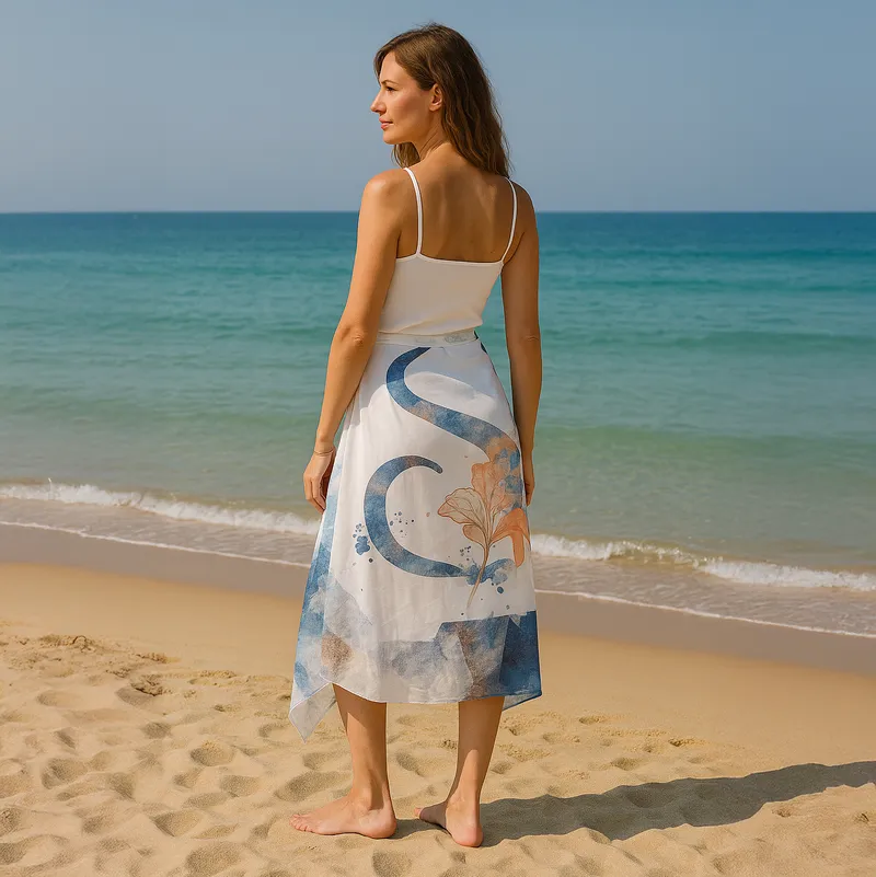 Initial Personalized Underwater Tale Themed Pareo