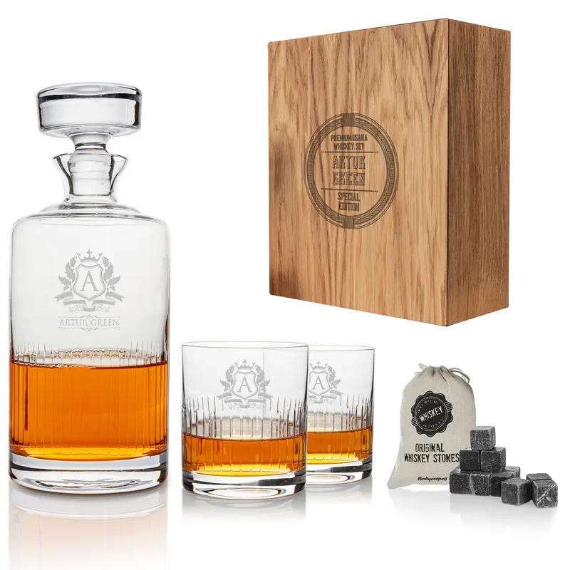 Initials Design Personalized Osaka Whiskey Set