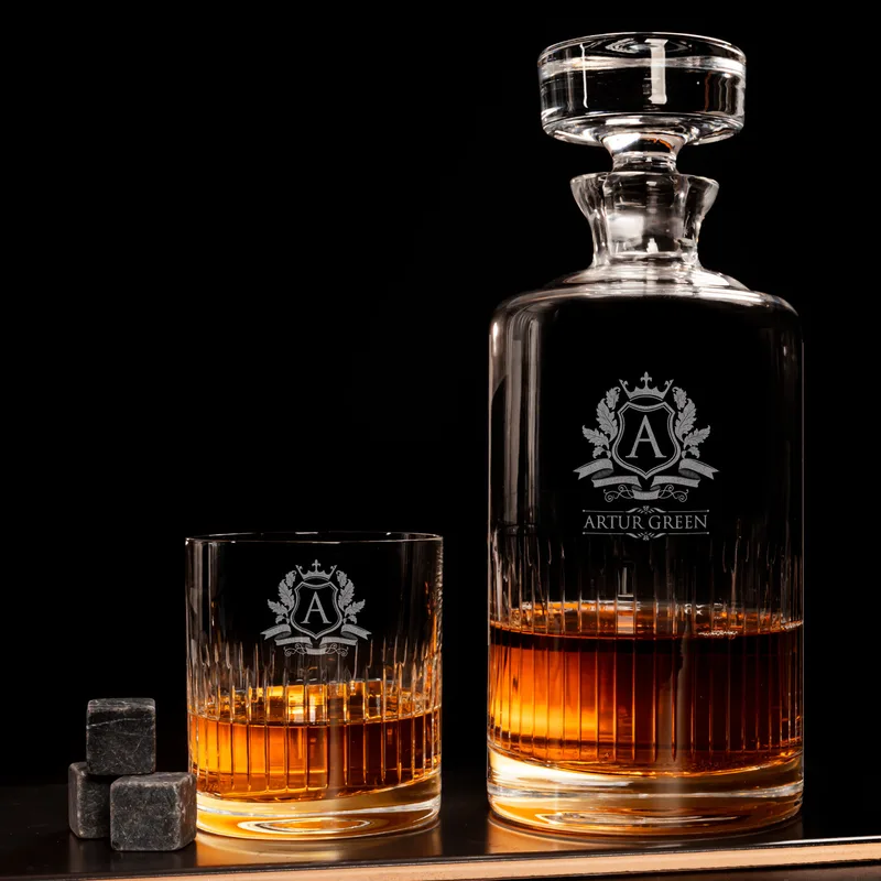 Initials Design Personalized Osaka Whiskey Set