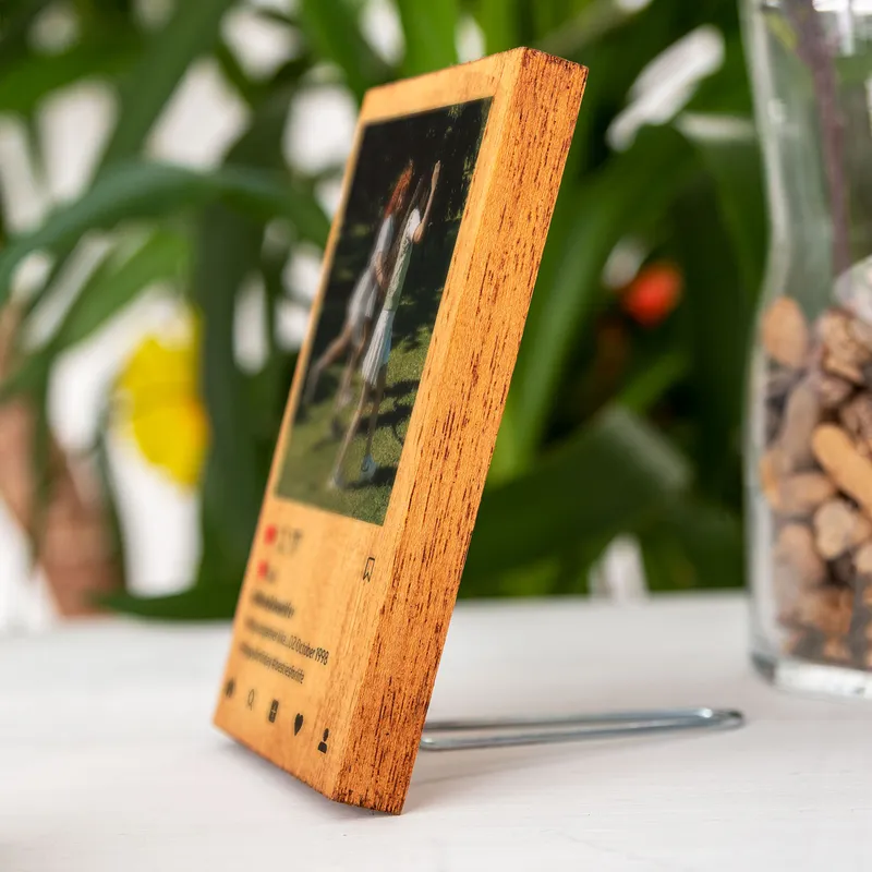 Instagram Post Design Personalized Wooden Frame Gifts for Best Friend