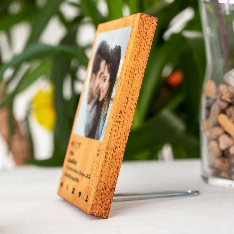 Instagram Post Design Wooden Frame Gifts for Her
