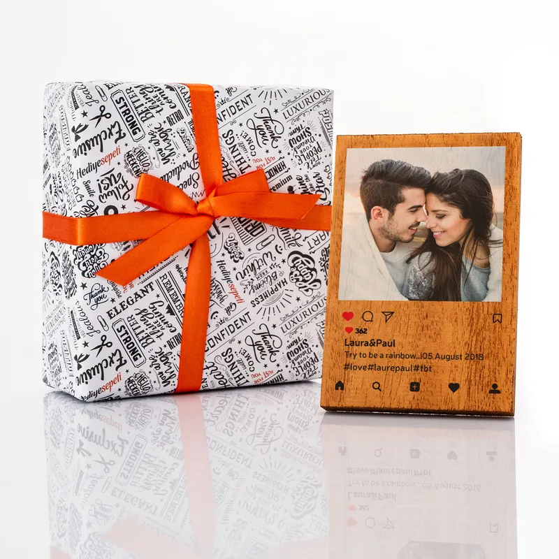 Instagram Post Design Wooden Frame Gifts for Her