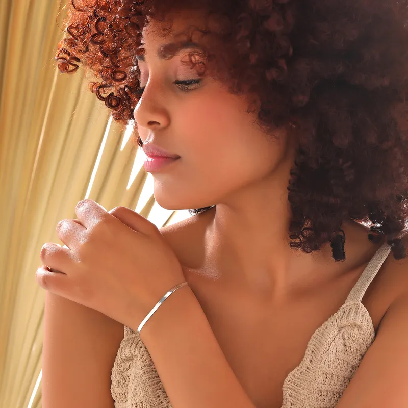 Italian Snake Chain Gold Plated Bracelet