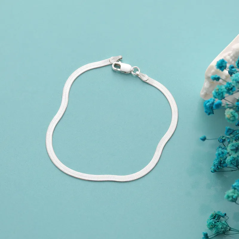 Italian Snake Chain Gold Plated Bracelet