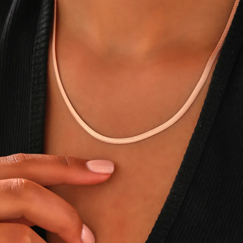 Italian Snake Chain Gold Plated Necklace