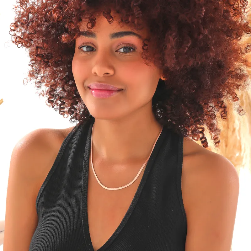 Italian Snake Chain Gold Plated Necklace