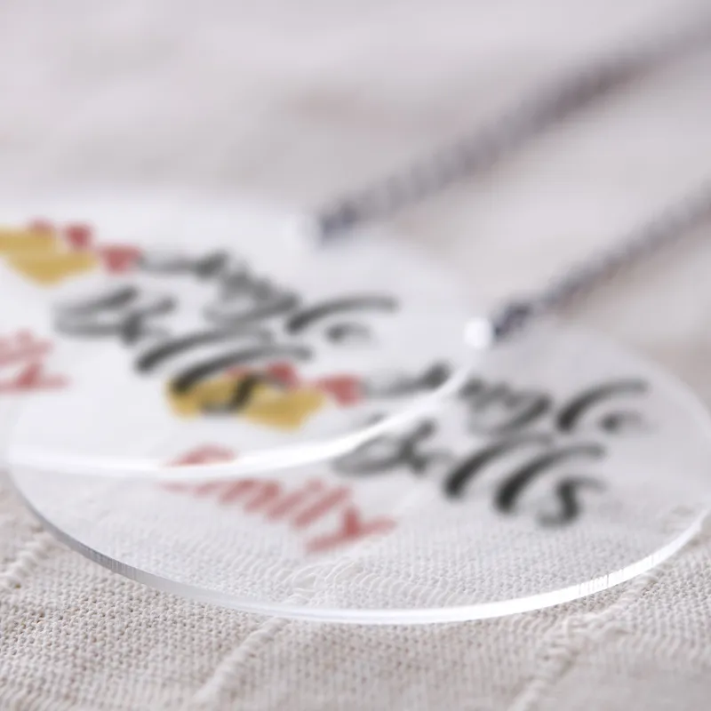 Personalised Christmas Ornament with Jingle Bells Design