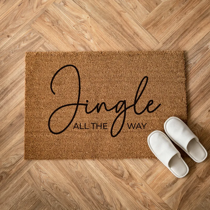 Jingle Designed Christmas Mat