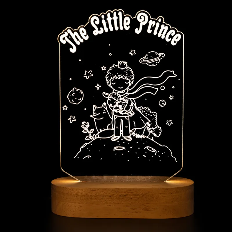 Le Petit Prince 3D LED Night Lamp