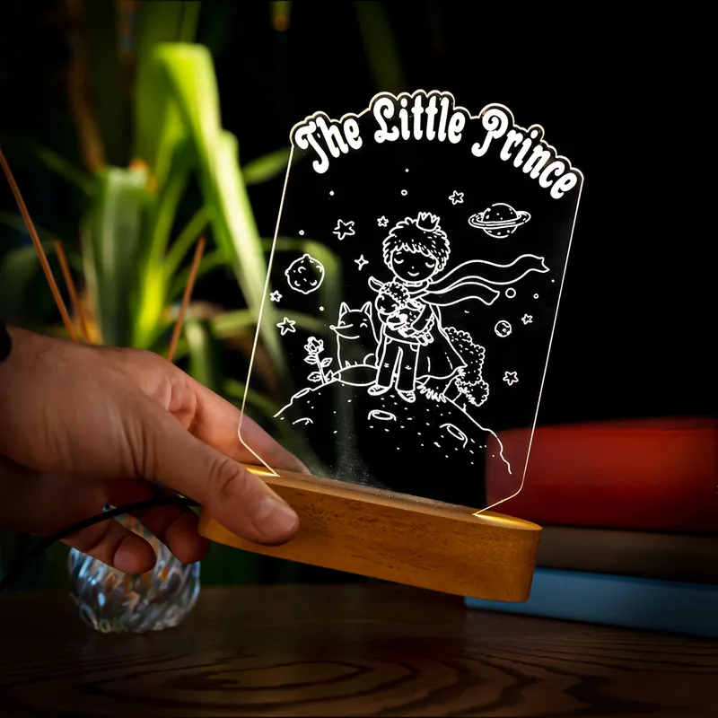 Le Petit Prince 3D LED Night Lamp