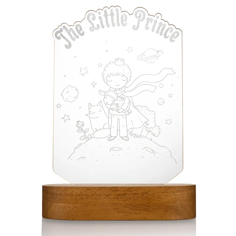 Le Petit Prince 3D LED Night Lamp