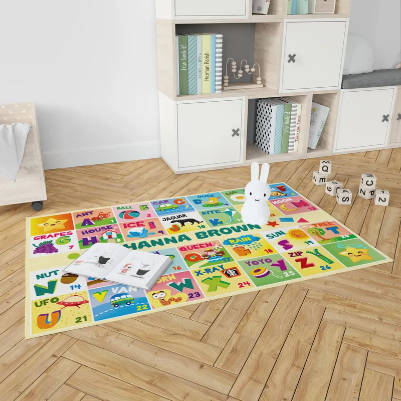 Personalised Alphabet Play Mat for Babies and Kids