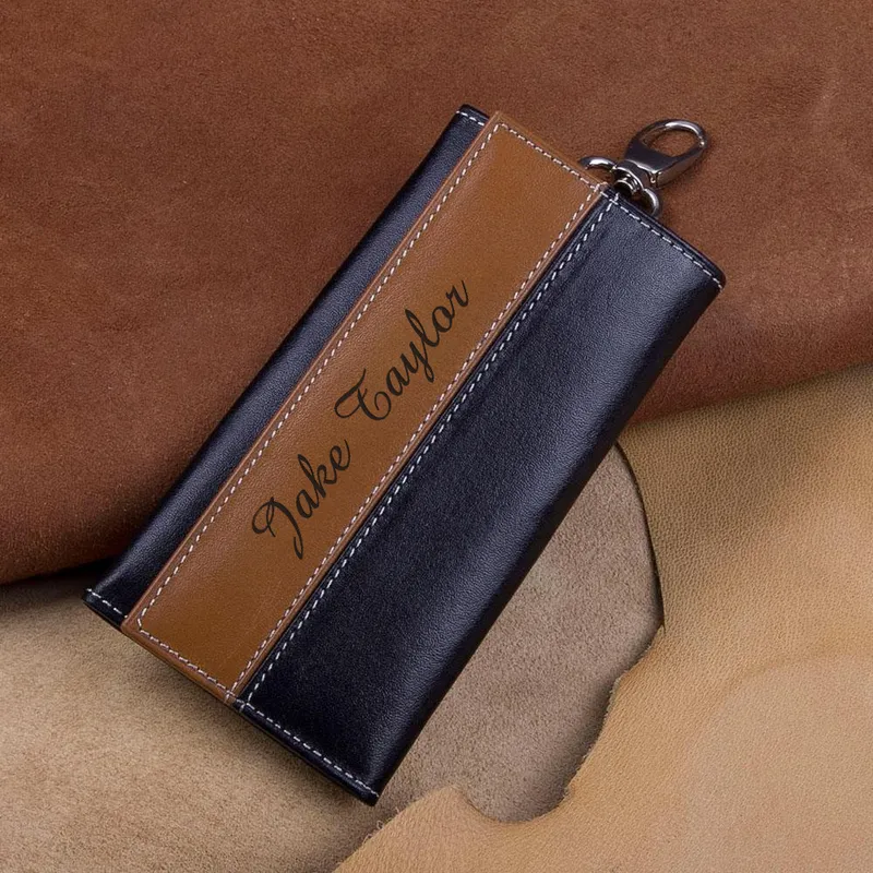 Leather Keychain Organizer