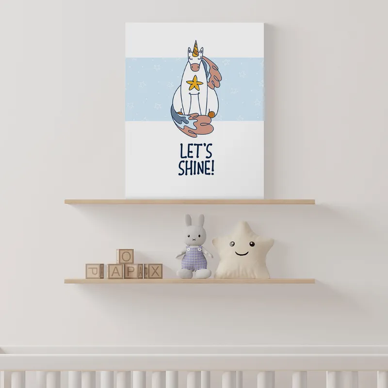 Let's Shine | Unicorn Designed Baby Room Special Table