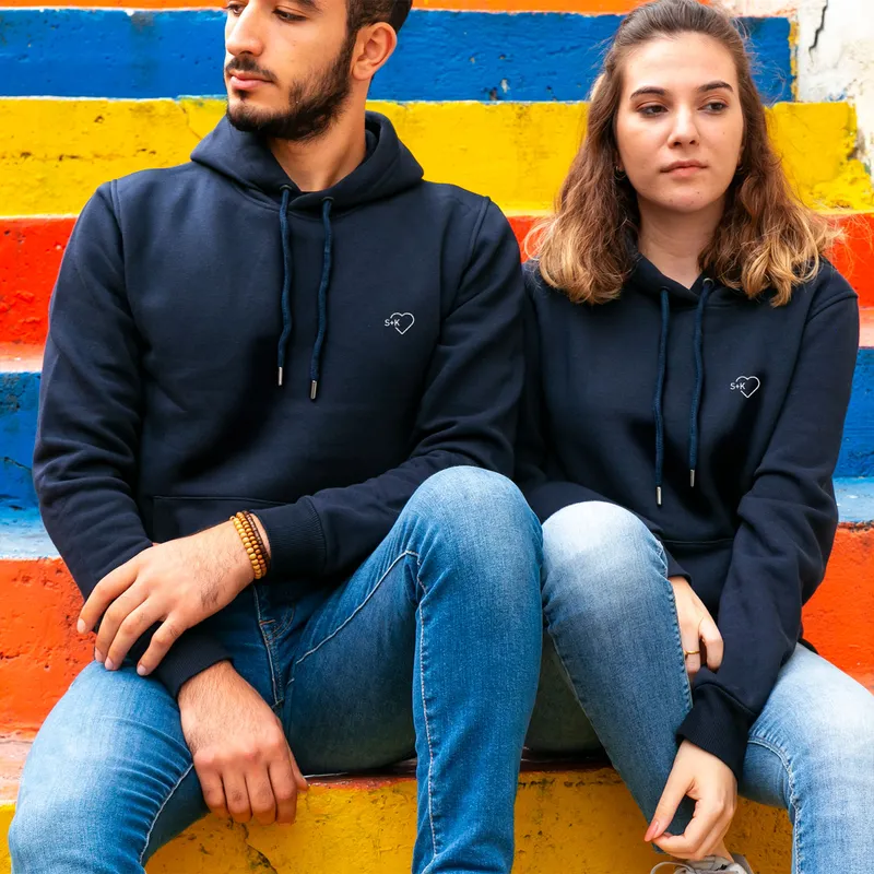 Letters from the Heart Couple Hoodie Set