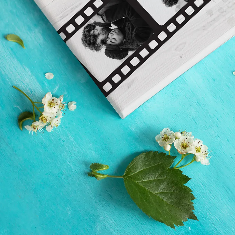 Life is a Movie Designed Filmstrip Photo Printed Canvas 16 x 24 Art Print