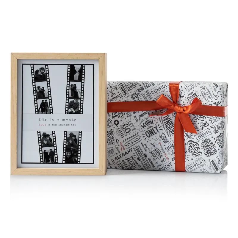 Life is a Movie Themed Led Lamp for Couples