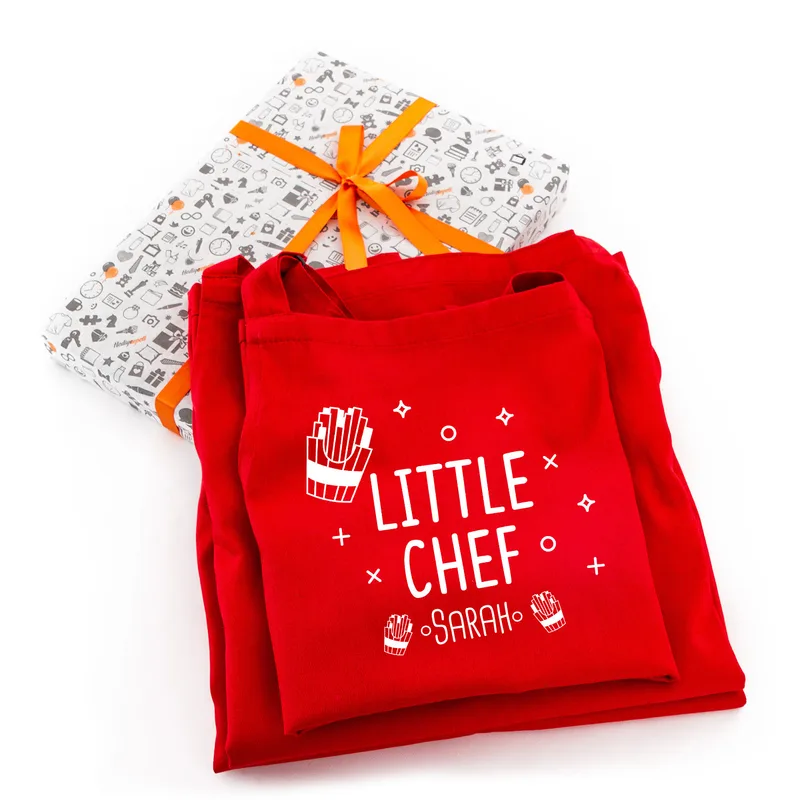 Personalised Mummy and Me Apron Set for Cooking Fun