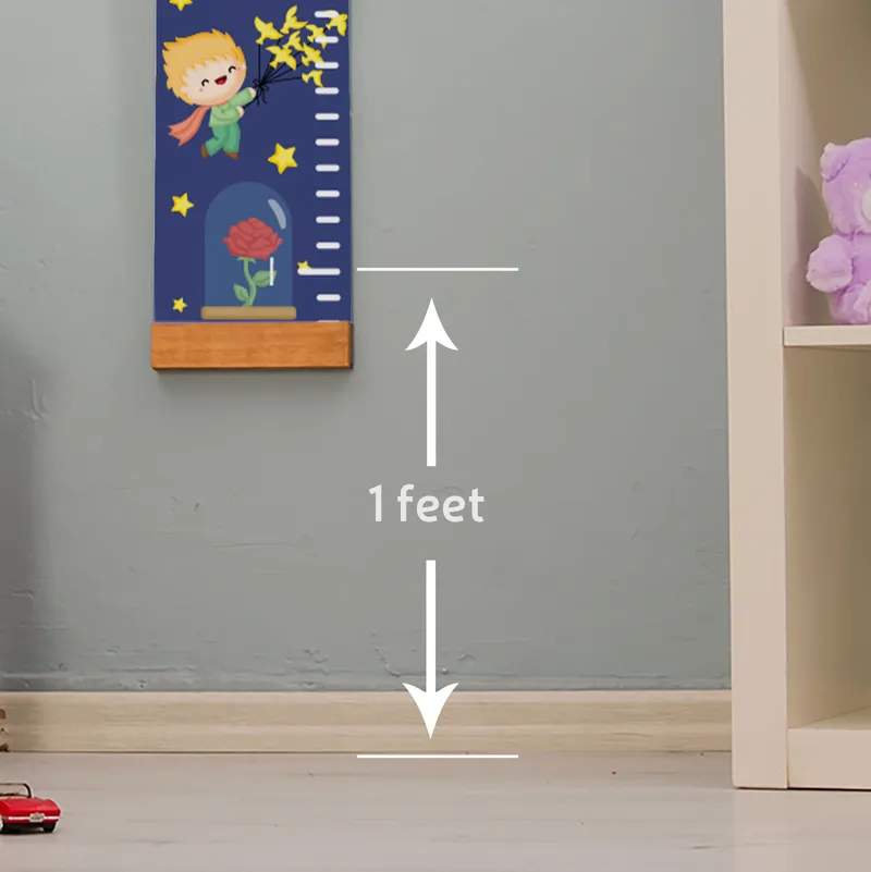 Little Prince Design Wall Growth Chart for Kids