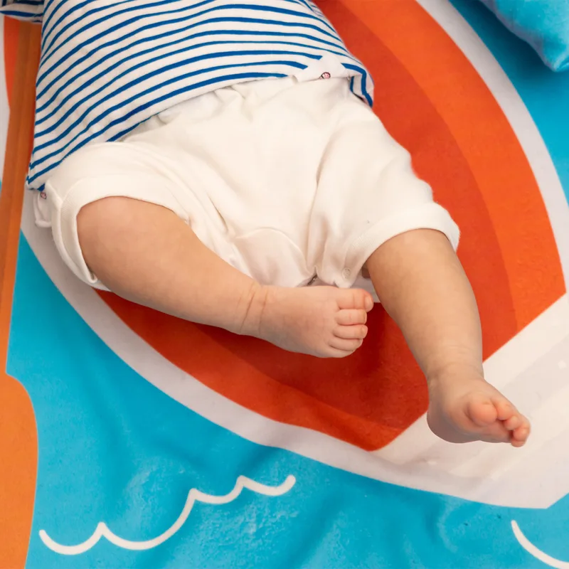 Little Sailor Baby Milestone Blanket