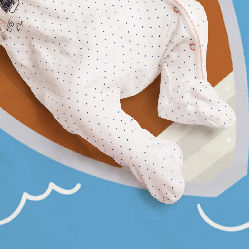 Little Sailor Baby Milestone Blanket