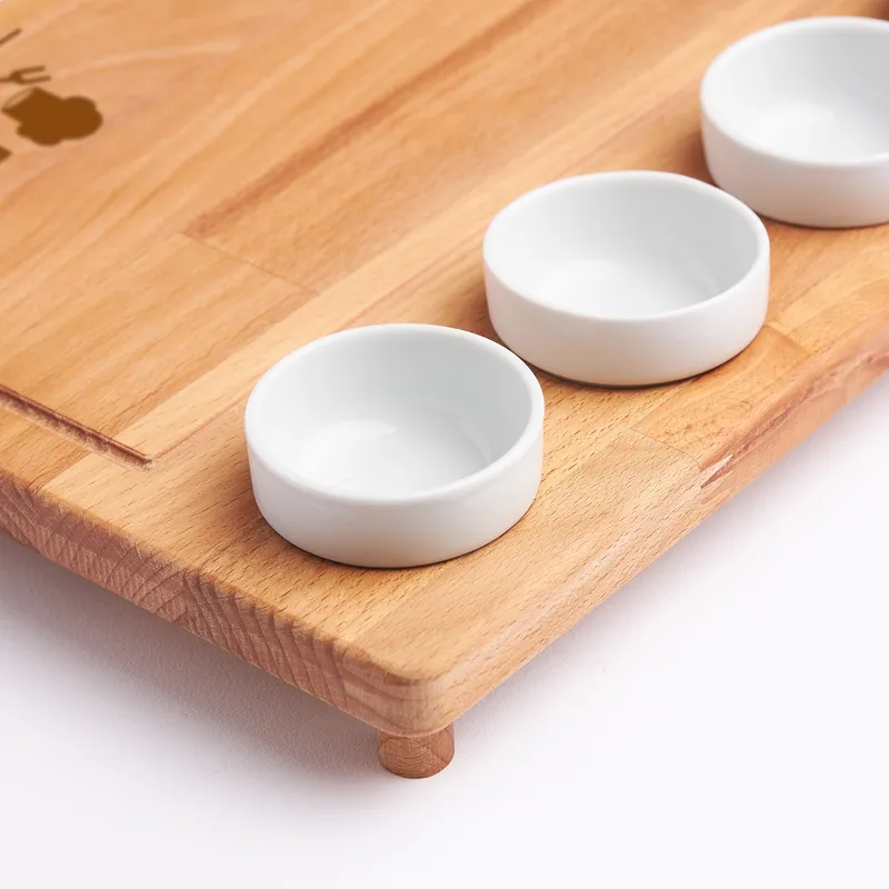 Logo Engraved Wooden Service Plate