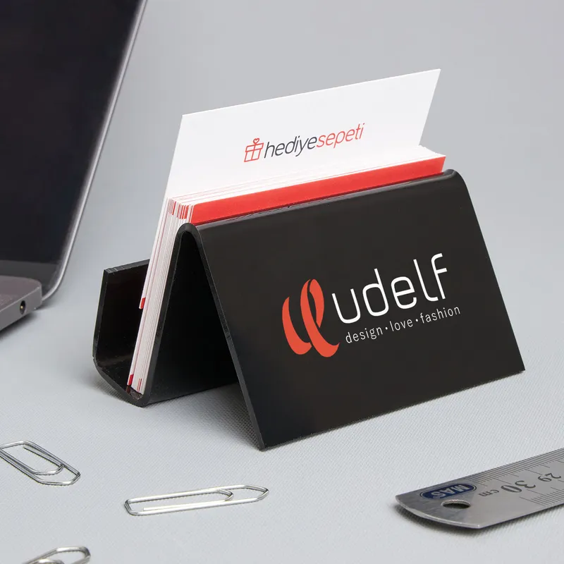 Logo Printed Desktop Business Card Holder