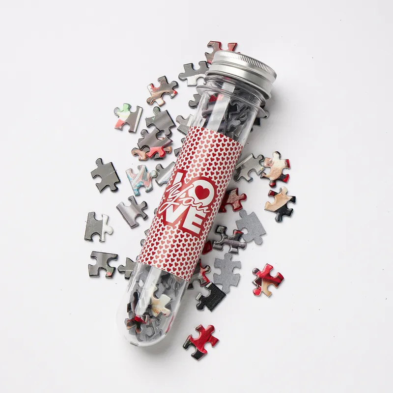 Love, Actually Custom Photo Capsule Puzzle Gift for Couples