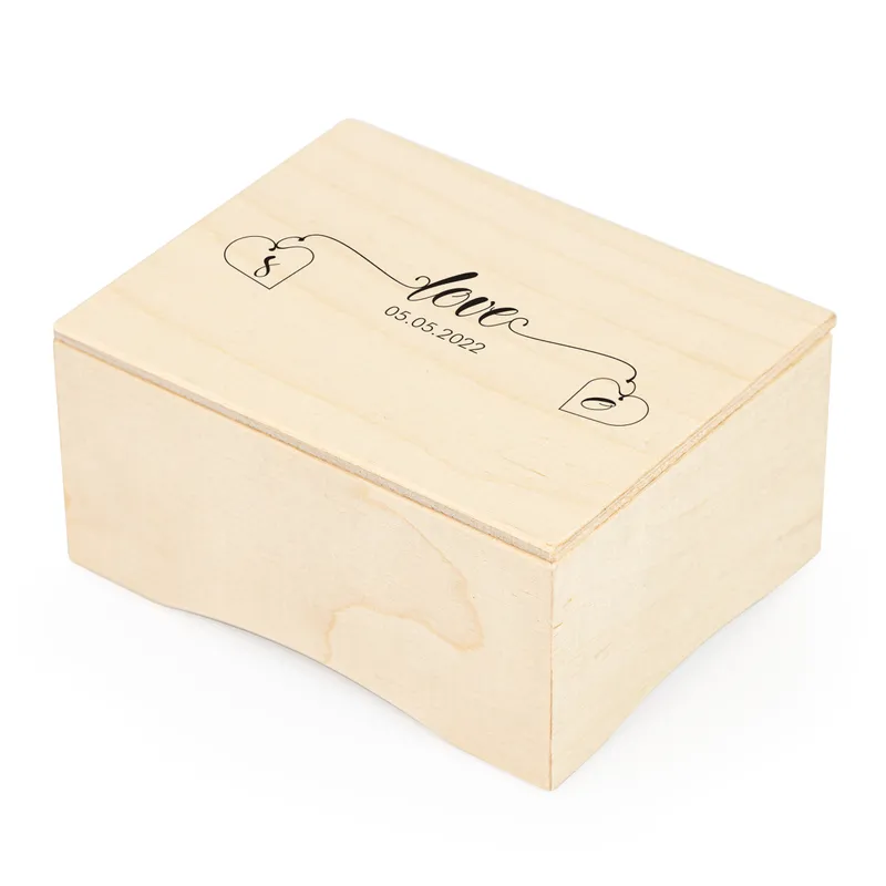 Love Designed Wooden Music Box