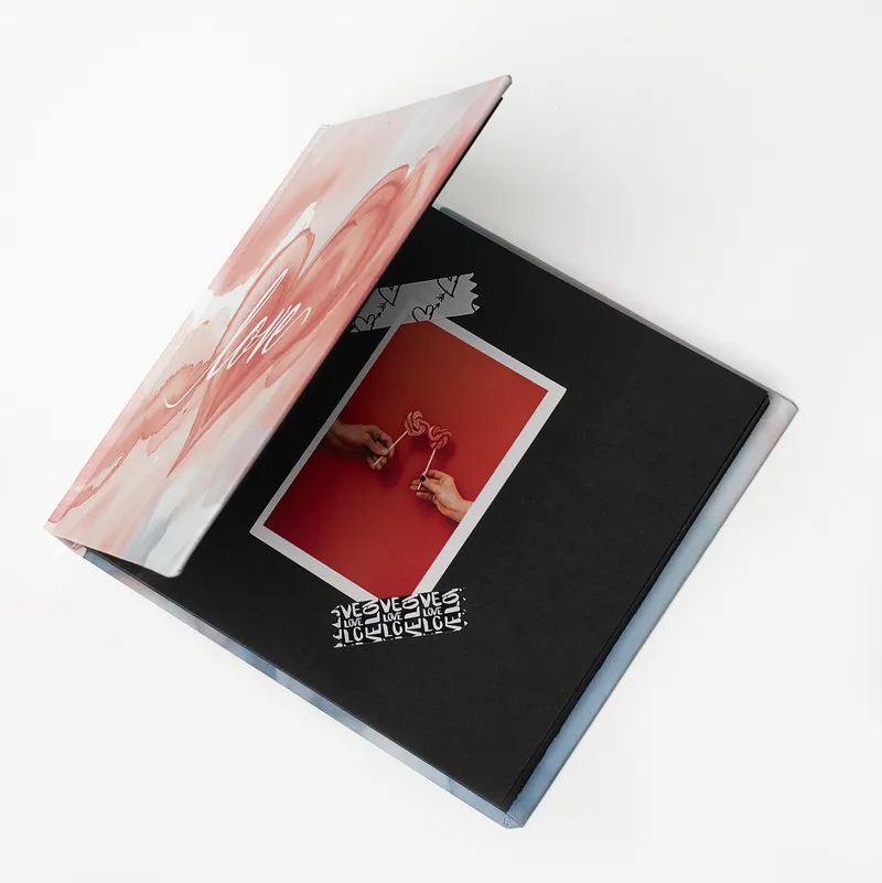 Love DIY Memory Album with 35 Photo Prints