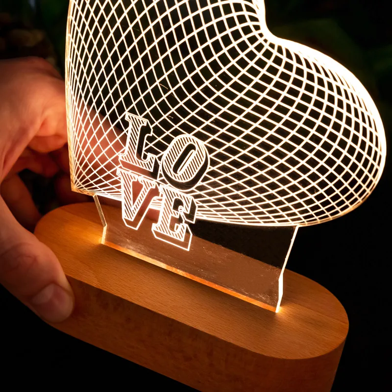 Love Written Led Lamp