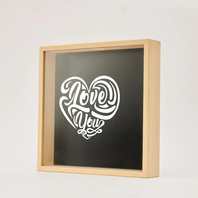 Personalised Love You Photo Memory Box with 105 Prints