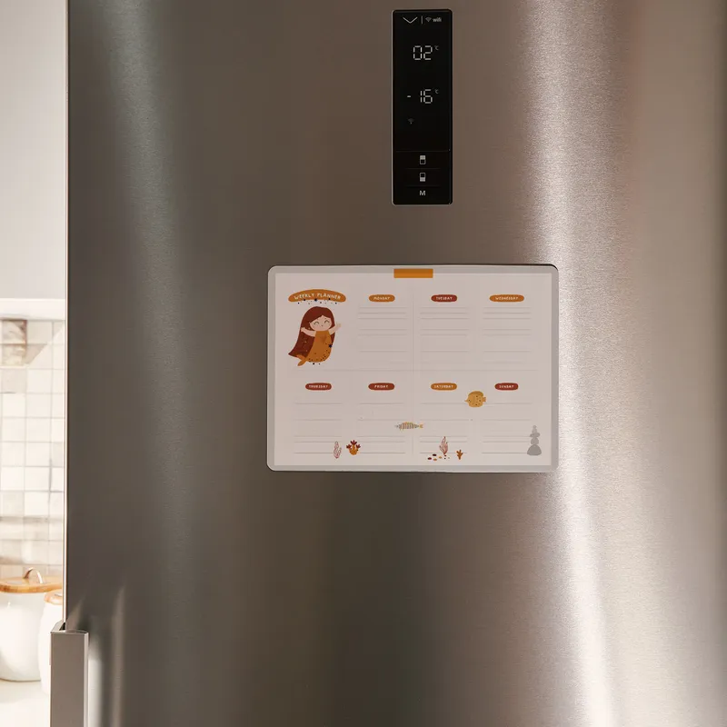 Magnetic Weekly Planner for Fridge
