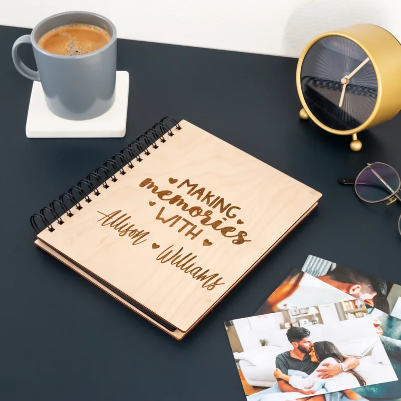 Making Memories With Wooden Photo Album