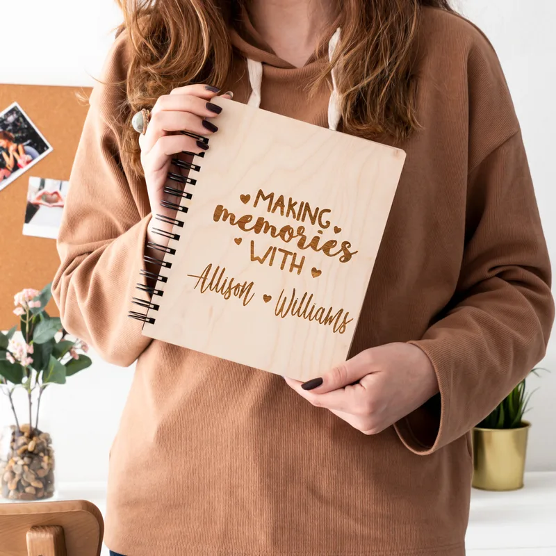 Making Memories With Wooden Photo Album