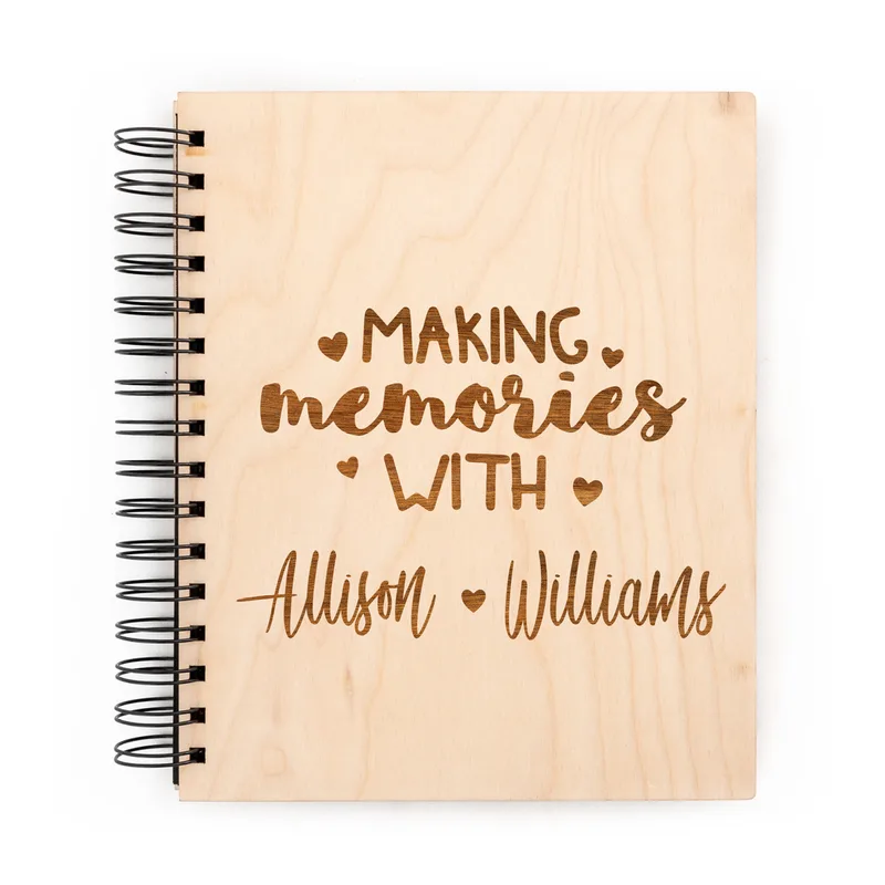 Making Memories With Wooden Photo Album