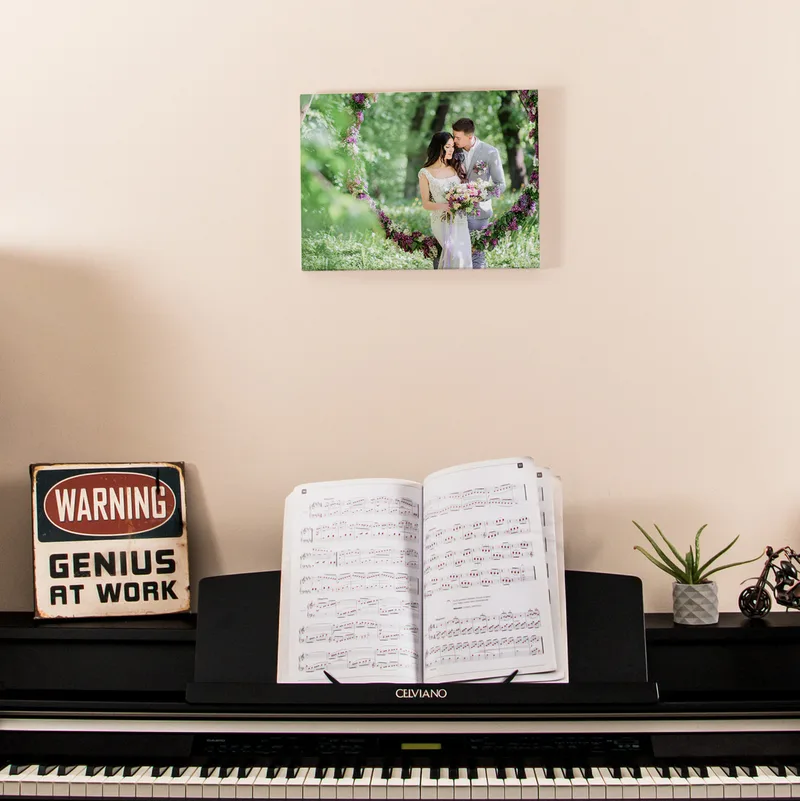 Married Couples Picture Canvas Art Print