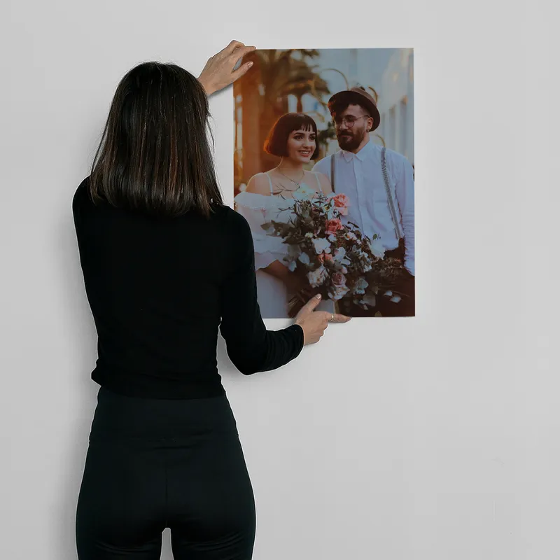 Married Couples Picture Canvas Painting 15.75 x 23.5 İnches