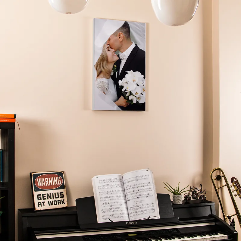 Married Couples Picture Canvas Painting 15.75 x 23.5 İnches