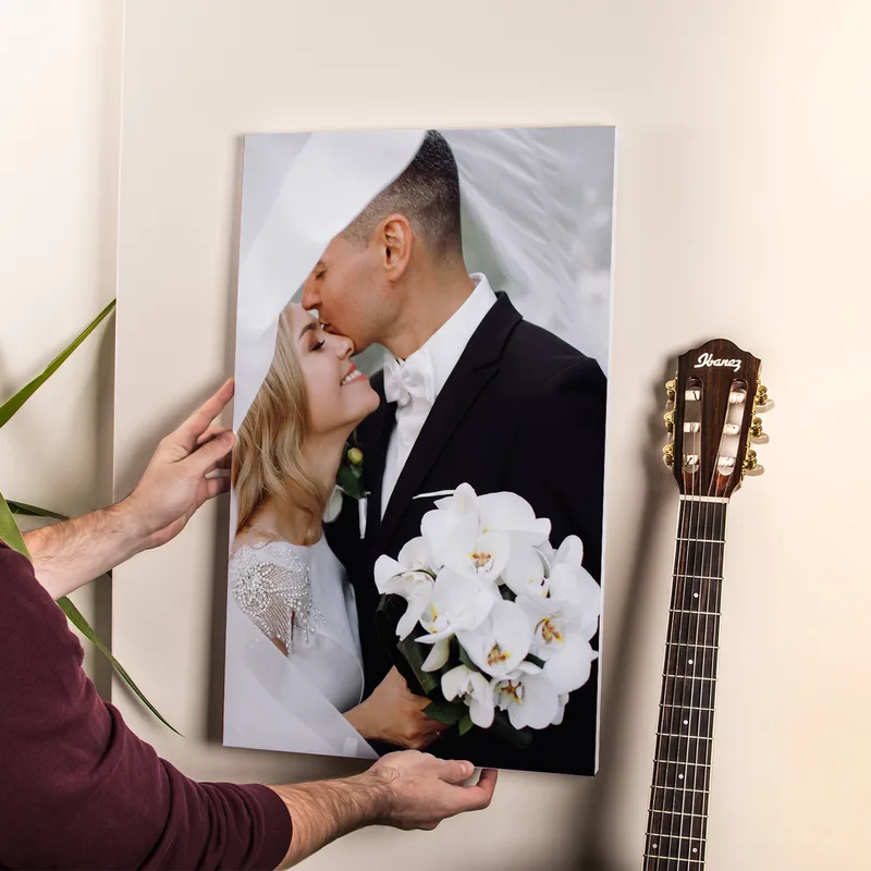 Married Couples Picture Canvas Painting 15.75 x 23.5 İnches