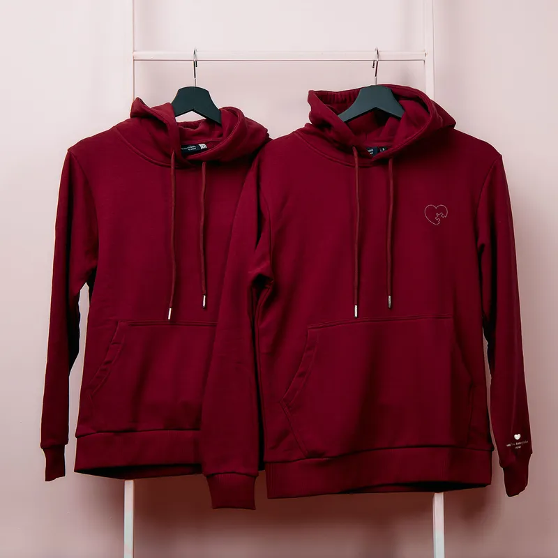 Matching Couple Puzzle Heart Sweatshirts for Partners