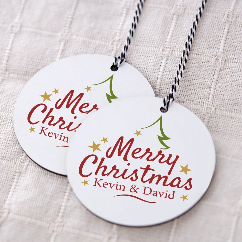 Personalised MDF Christmas Tree Ornament for All Ages
