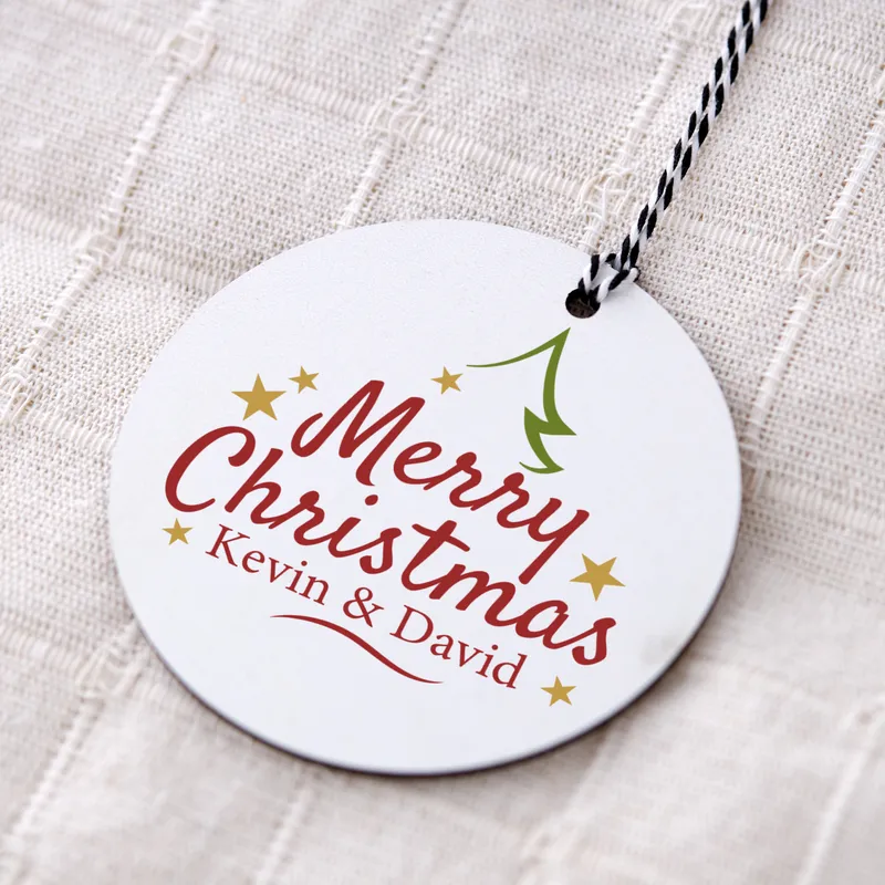 Personalised MDF Christmas Tree Ornament for All Ages