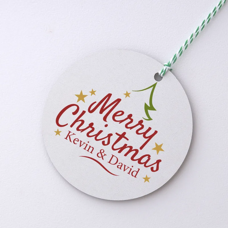 Personalised MDF Christmas Tree Ornament for All Ages