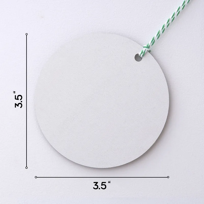 Merry Christmas Personalised MFD Tree Ornament with Initials